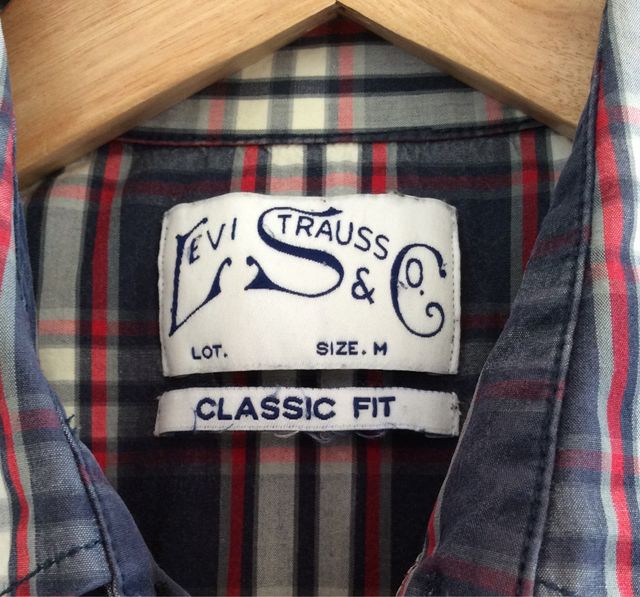 Camisa cuadros Levi's Talla M