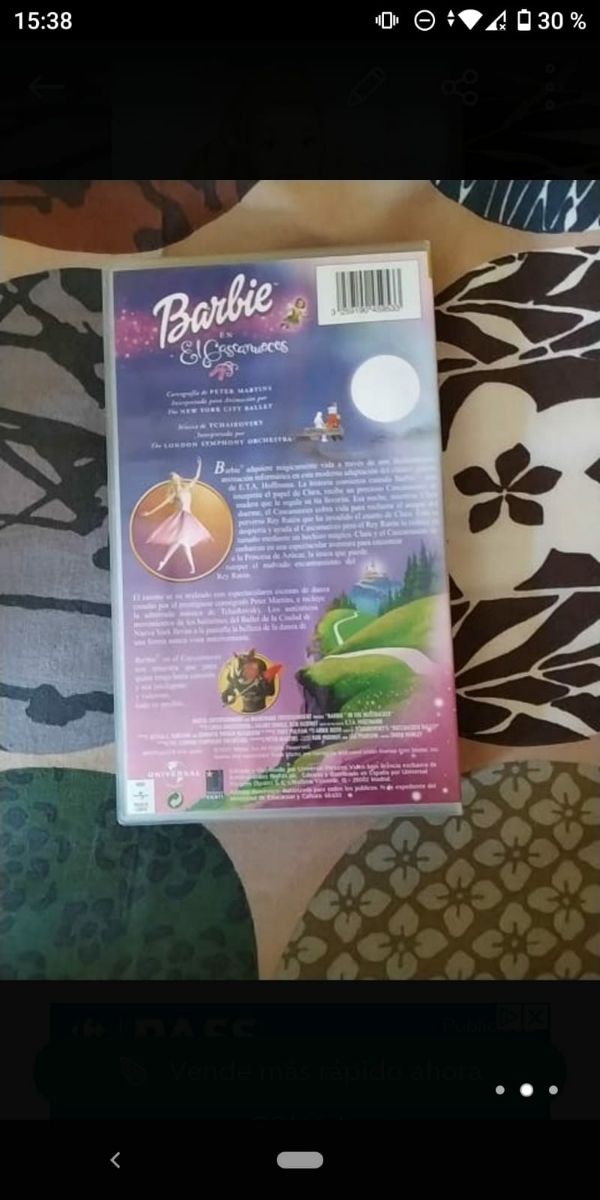 película VHS Barbie en el cascanueces