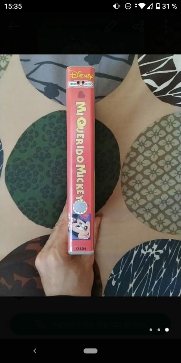 película VHS mi querido Mickey Disney classics