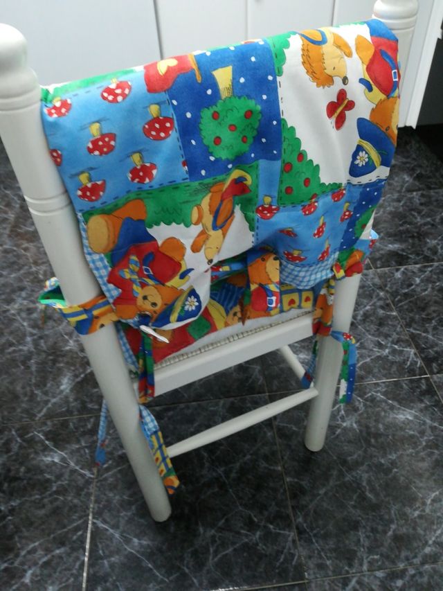 Trona de viaje, hecha a mano