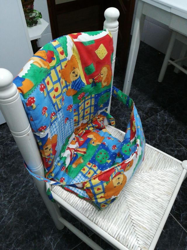 Trona de viaje, hecha a mano