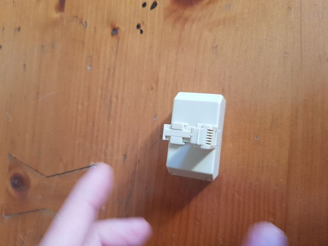 Regalo mini regleta cable telefónico