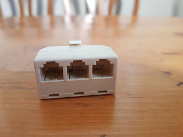 Regalo mini regleta cable telefónico