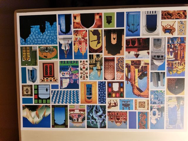 3 cartoline con motivi indù