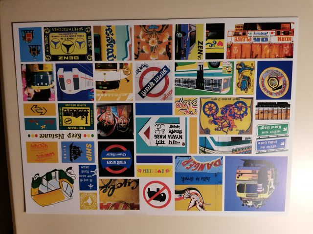 3 cartoline con motivi indù