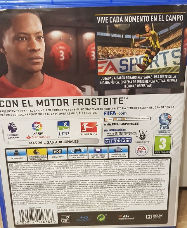 juego PS4 (fifa 17)