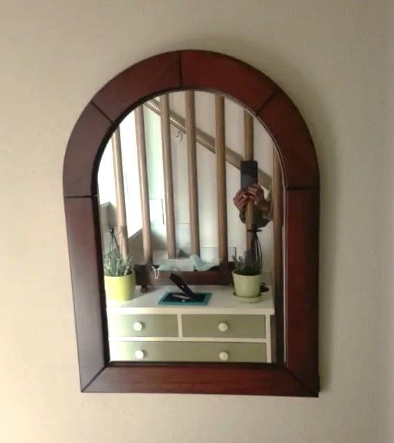 Espejo de madera