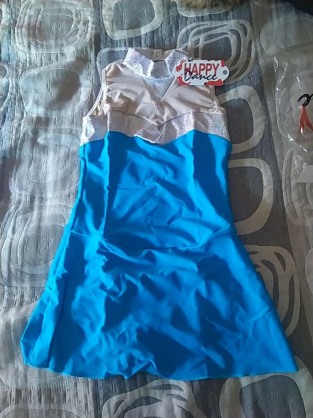 maillot talla 42..niña..gasa fantasia y licra