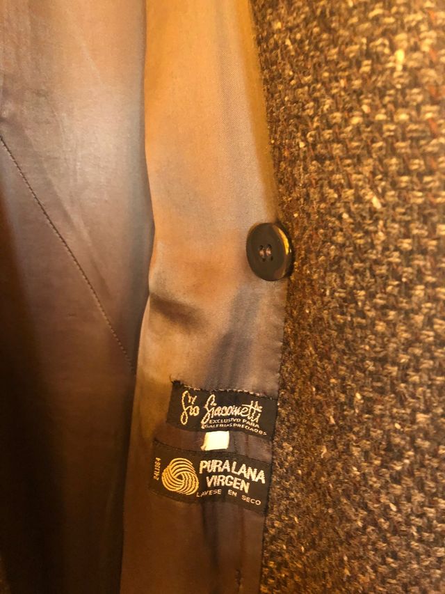 Gabardina hombre Lana