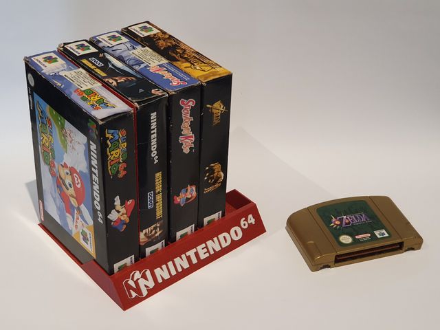 Soporte juegos con caja Nintendo 64