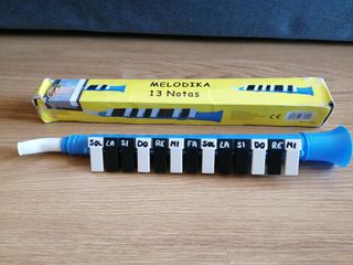 Flauta melódica. Melodika 13 notas de segunda mano por 7 EUR en Móstoles en  WALLAPOP