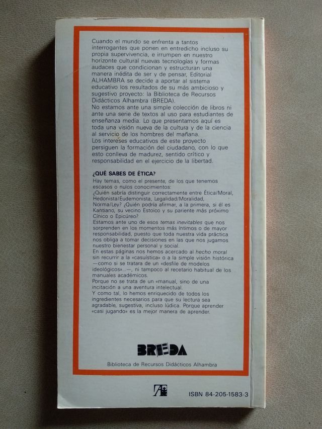 ¿QUÉ SABES DE ÉTICA? (Manuel Satué y Llàtzer Bria)