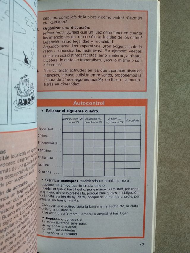 ¿QUÉ SABES DE ÉTICA? (Manuel Satué y Llàtzer Bria)