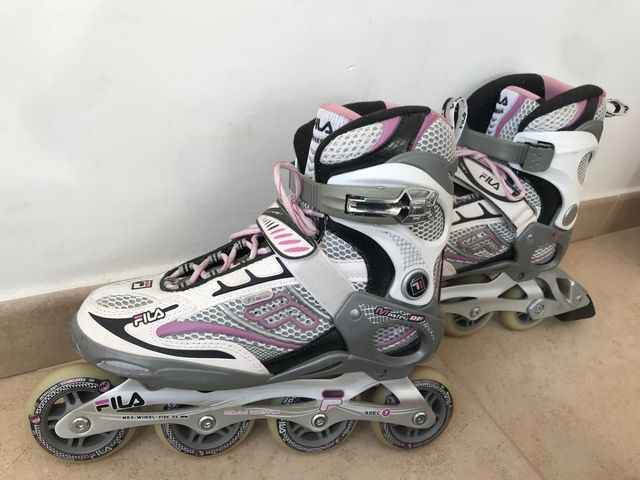 Juego Patines Fila, Casco, Protectores