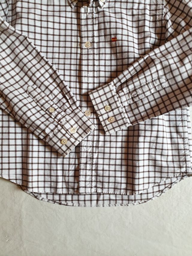 Camisa niño cuadros.