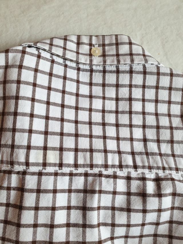 Camisa niño cuadros.