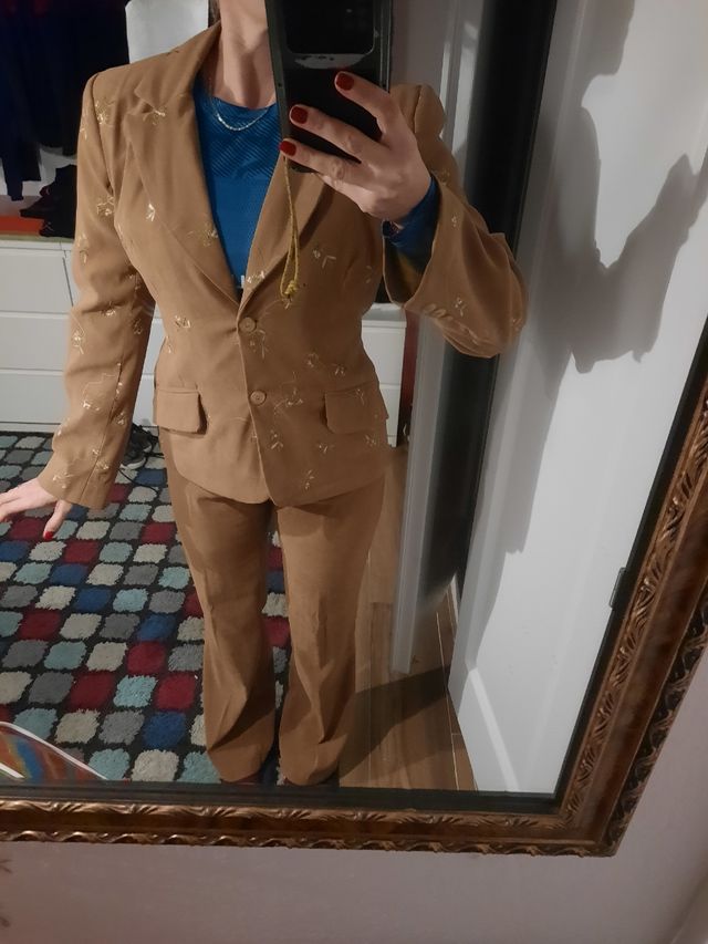 traje americana y pantalon mujer talla M