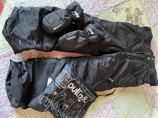 Pantalón nieve y manoplas