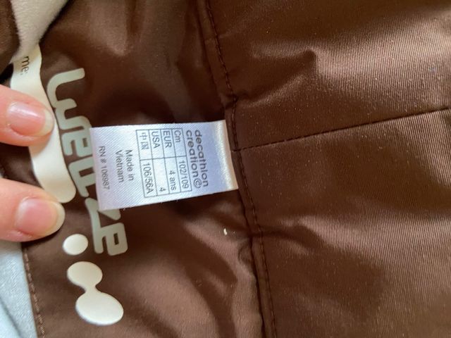 Pantalón nieve talla 4 años (102-109cm)