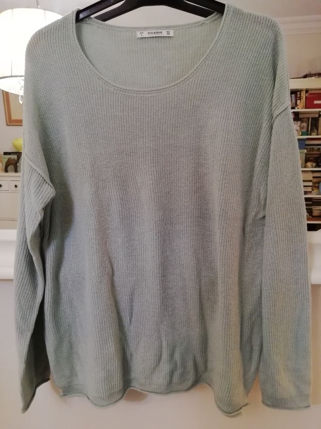 jersey punto verde agua