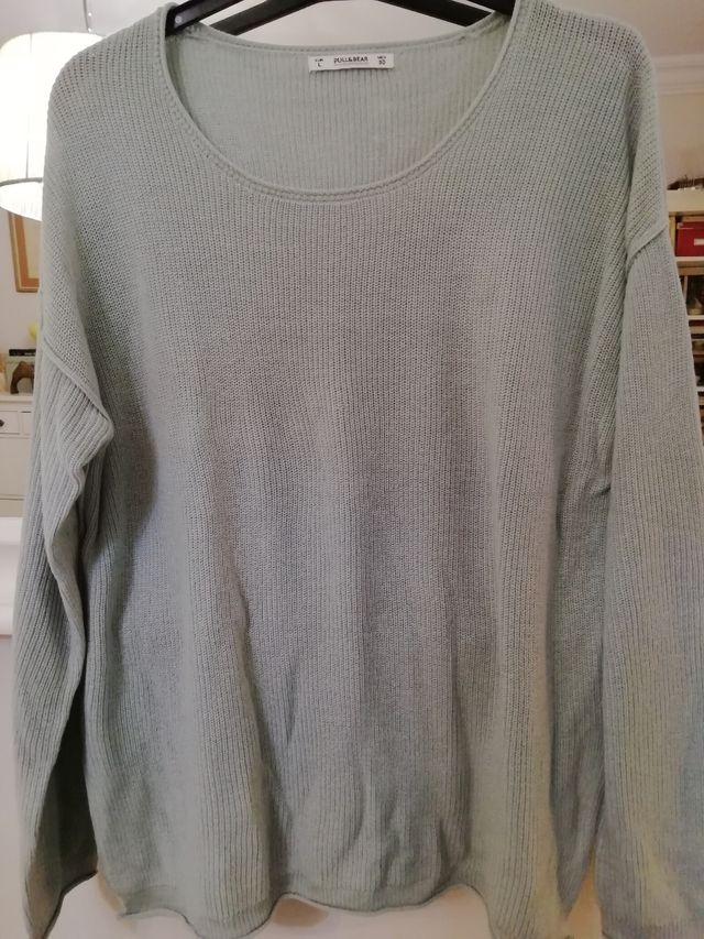 jersey punto verde agua