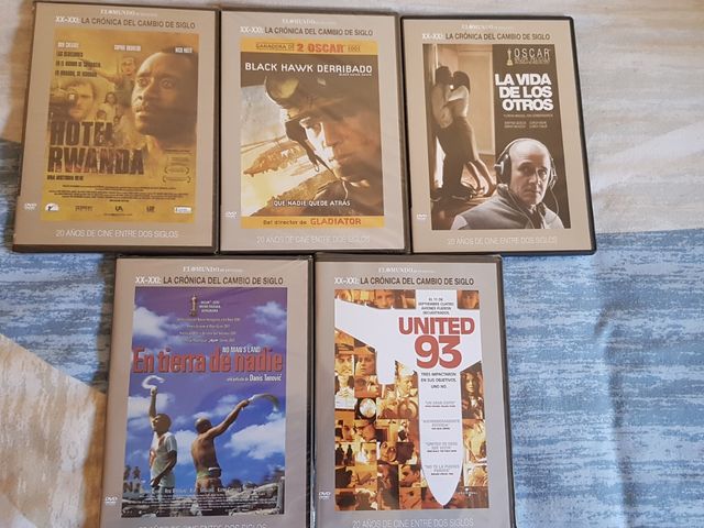 5 DVDs XX XXI Crónica del Cambio de Siglo