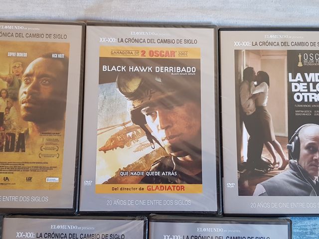 5 DVDs XX XXI Crónica del Cambio de Siglo