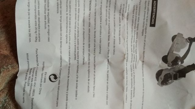 Patines para colocar sobre las zapatillas