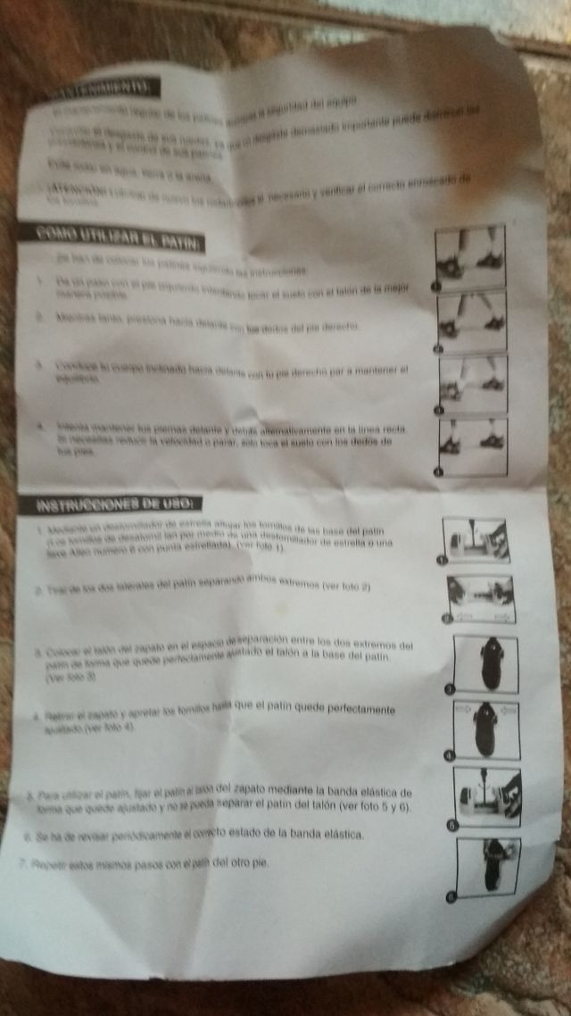 Patines para colocar sobre las zapatillas