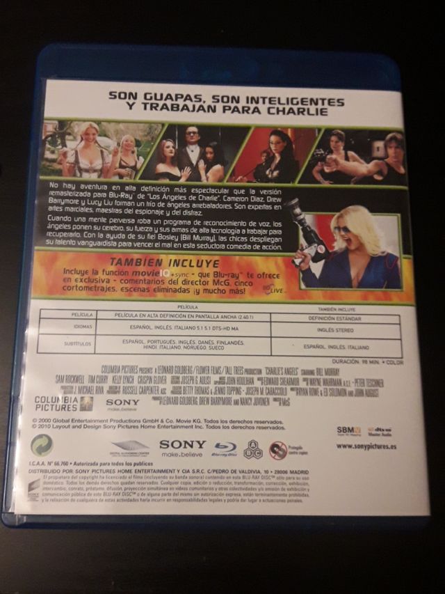 los ángeles de charlie bluray 