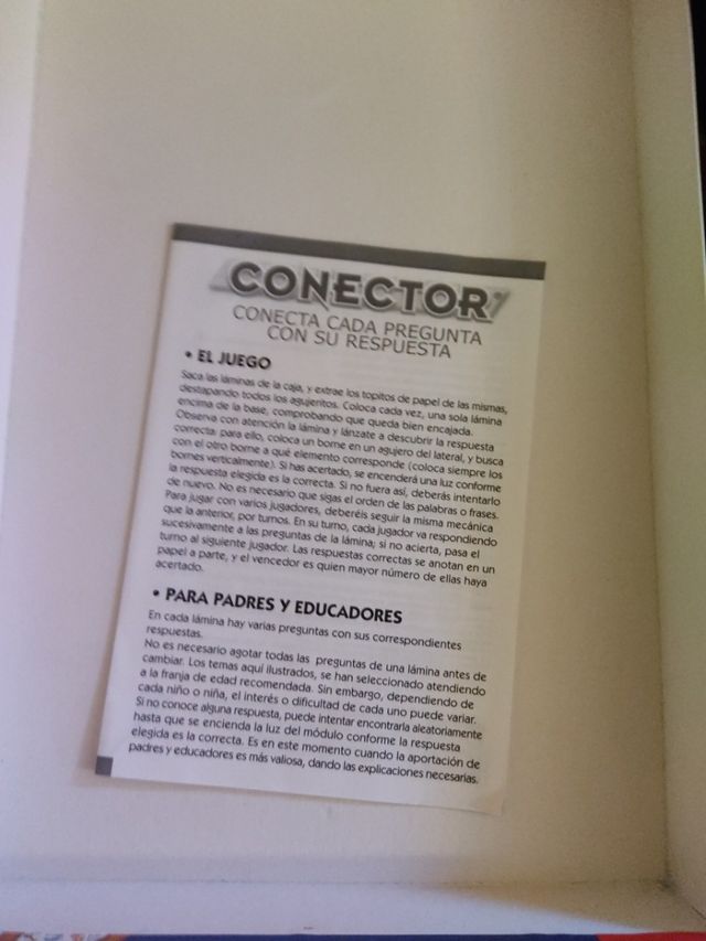 juego conector aprendo inglés .