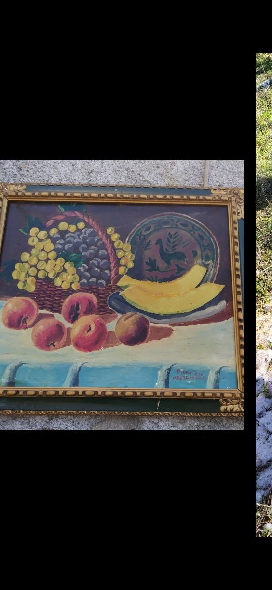 cuadro bodegón al oleo