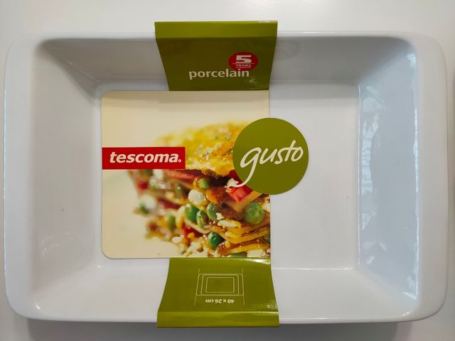 Fuente horno porcelana