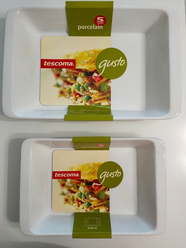 Fuente horno porcelana