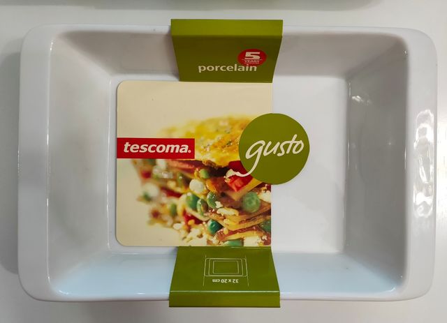 Fuente horno porcelana