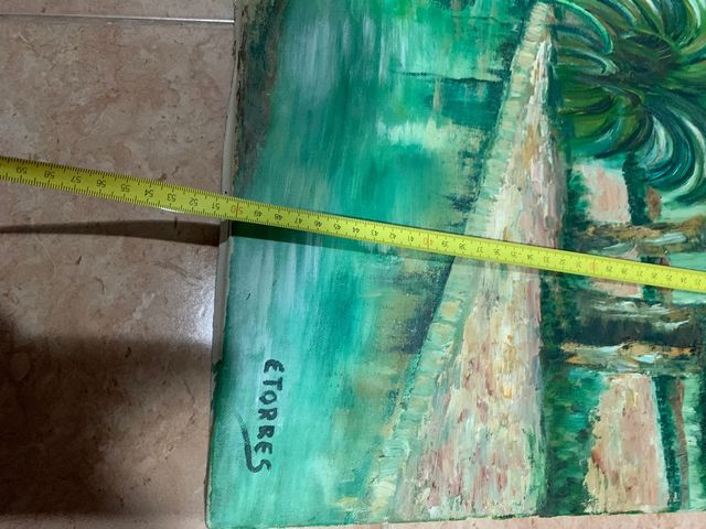 Óleo parque TÍO JORGE ZARAGOZA