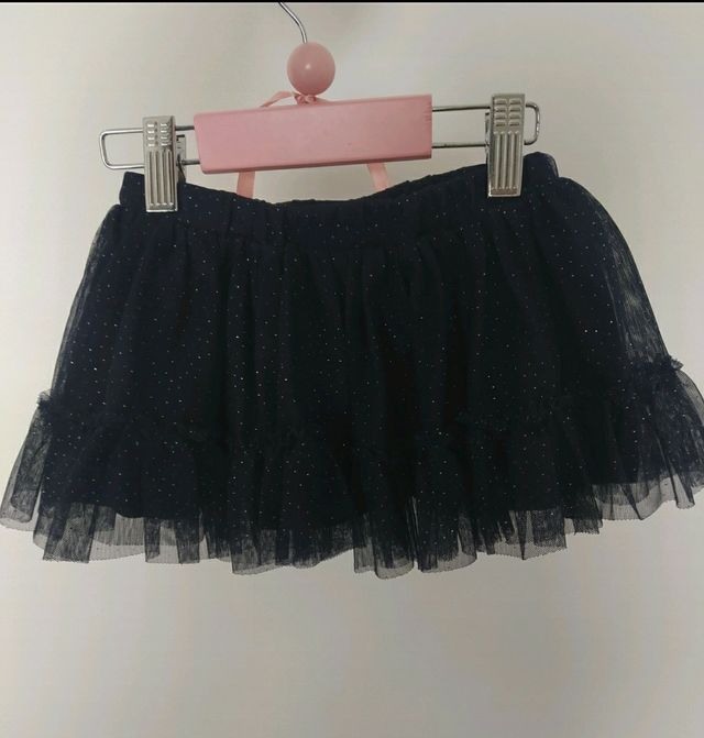 Falda Tul brillante