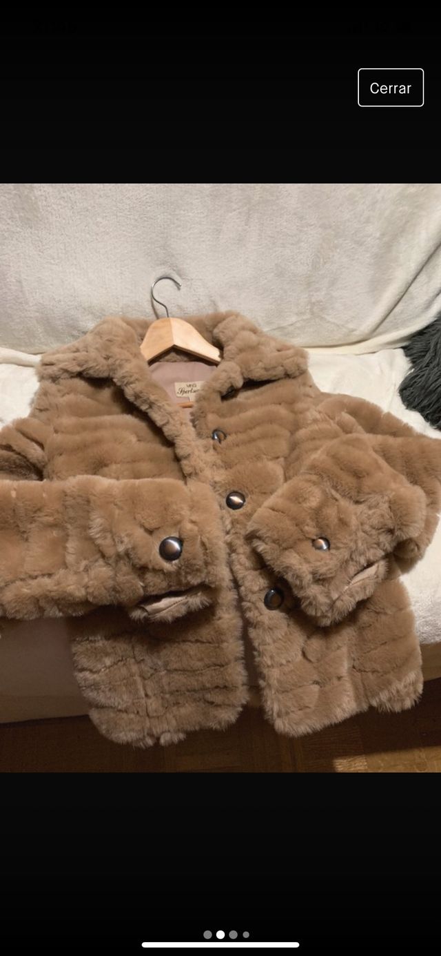 Abrigo mango talla s