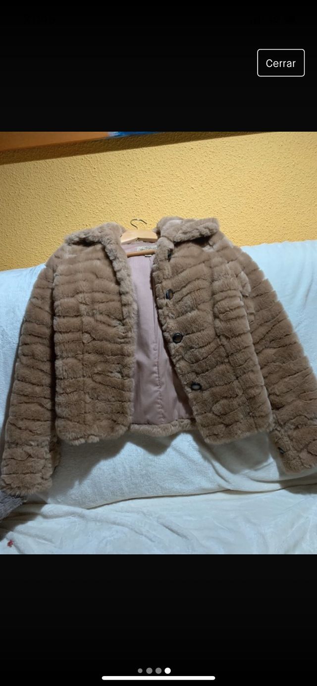 Abrigo mango talla s