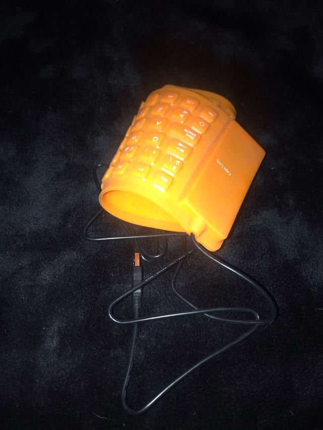 Teclado portátil flexible usb