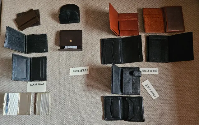 Billeteros,Tarjeteros, monederos