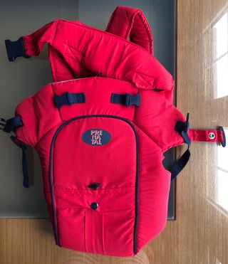 Mochila porteo bebés Prenatal de segunda mano por 12 EUR en Getafe en  WALLAPOP