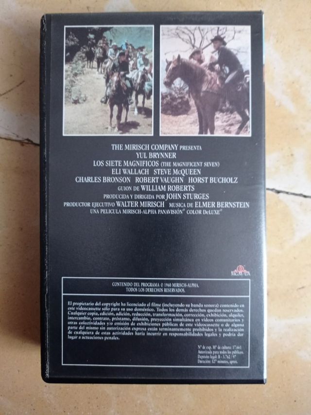 Los siete magníficos VHS