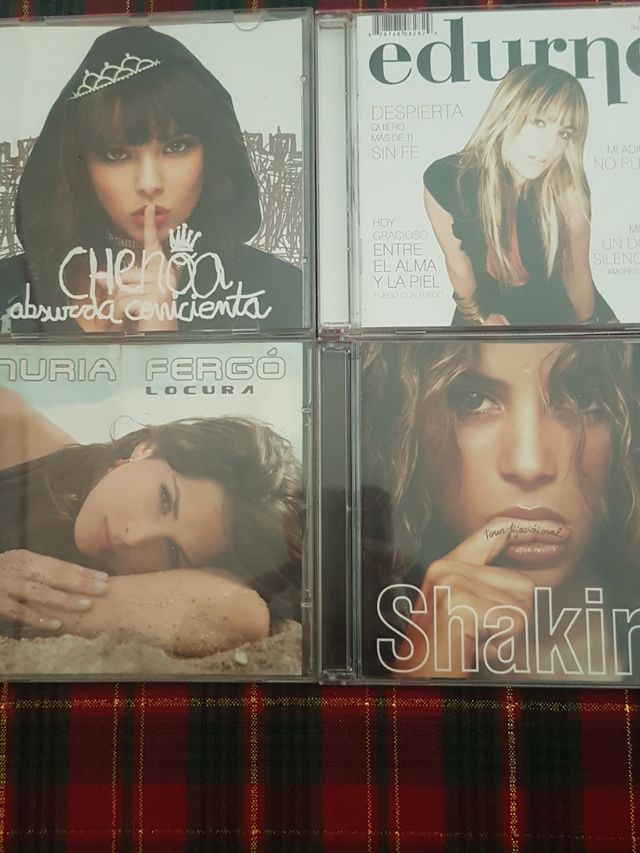 CD'S VARIOS CHENOA, SHAKIRA, NURIA FERGÓ