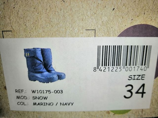 Botas de nieve de niño, niña