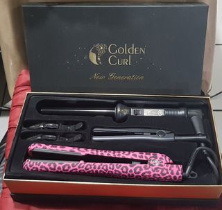 Pack Planchas y Rizador Golden Curl de segunda mano por 220 EUR en  Granollers en WALLAPOP