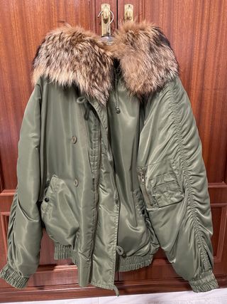 anorak mujer verde