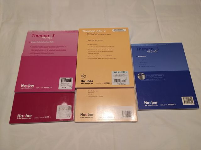 5 Libros para aprender alemán "Themen"