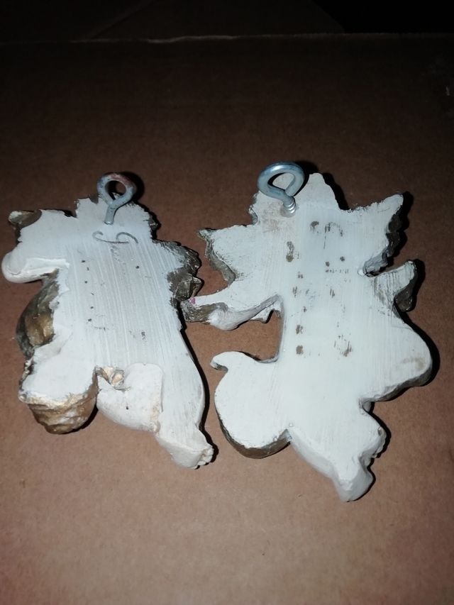 angelitos de cerámica para colgar