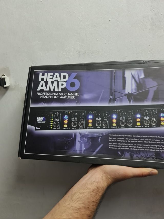 Amplificador Profesional marca ART Head Amp 6